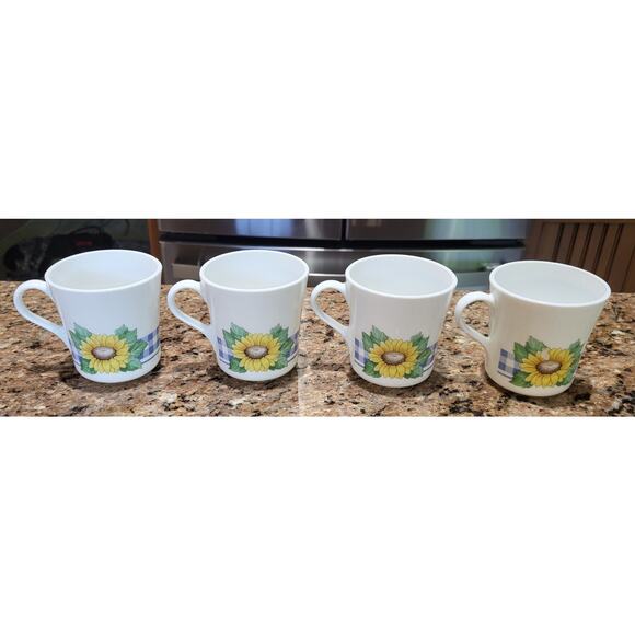 Corelle Sunflower Sunsations (sunflower) Cups (set of 4) - Picture 11 of 13